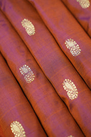 Dual Tone Purple Silk Paithani Saree - Saavari - SSDTPSPS46