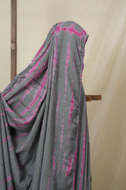 Grey Modal Silk Saree - SRGMSS628