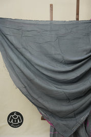 Grey Modal Silk Saree - SRGMSS628