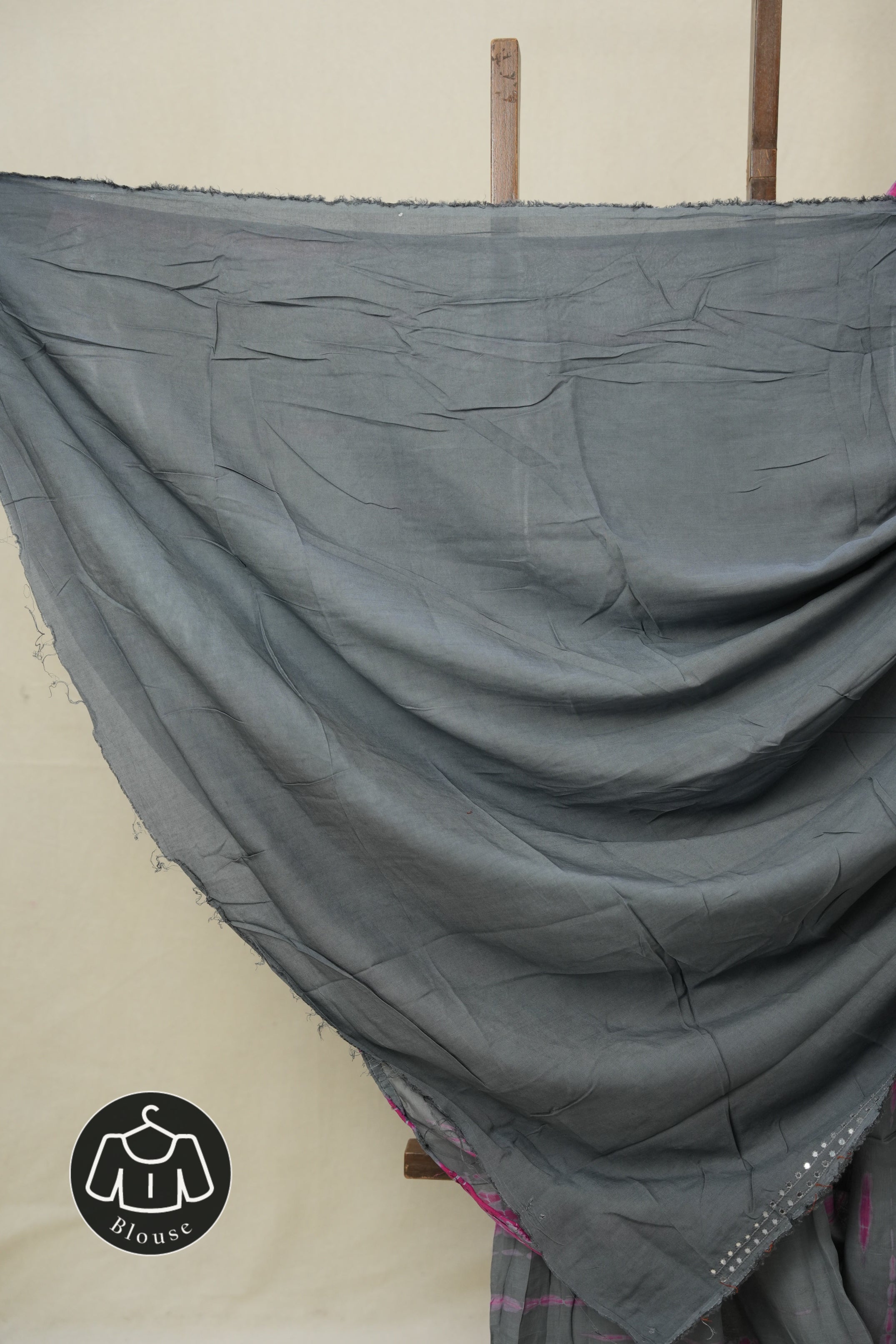 Grey Modal Silk Saree - SRGMSS628