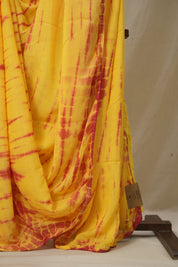 Yellow Modal Silk Saree - SRYMSS629