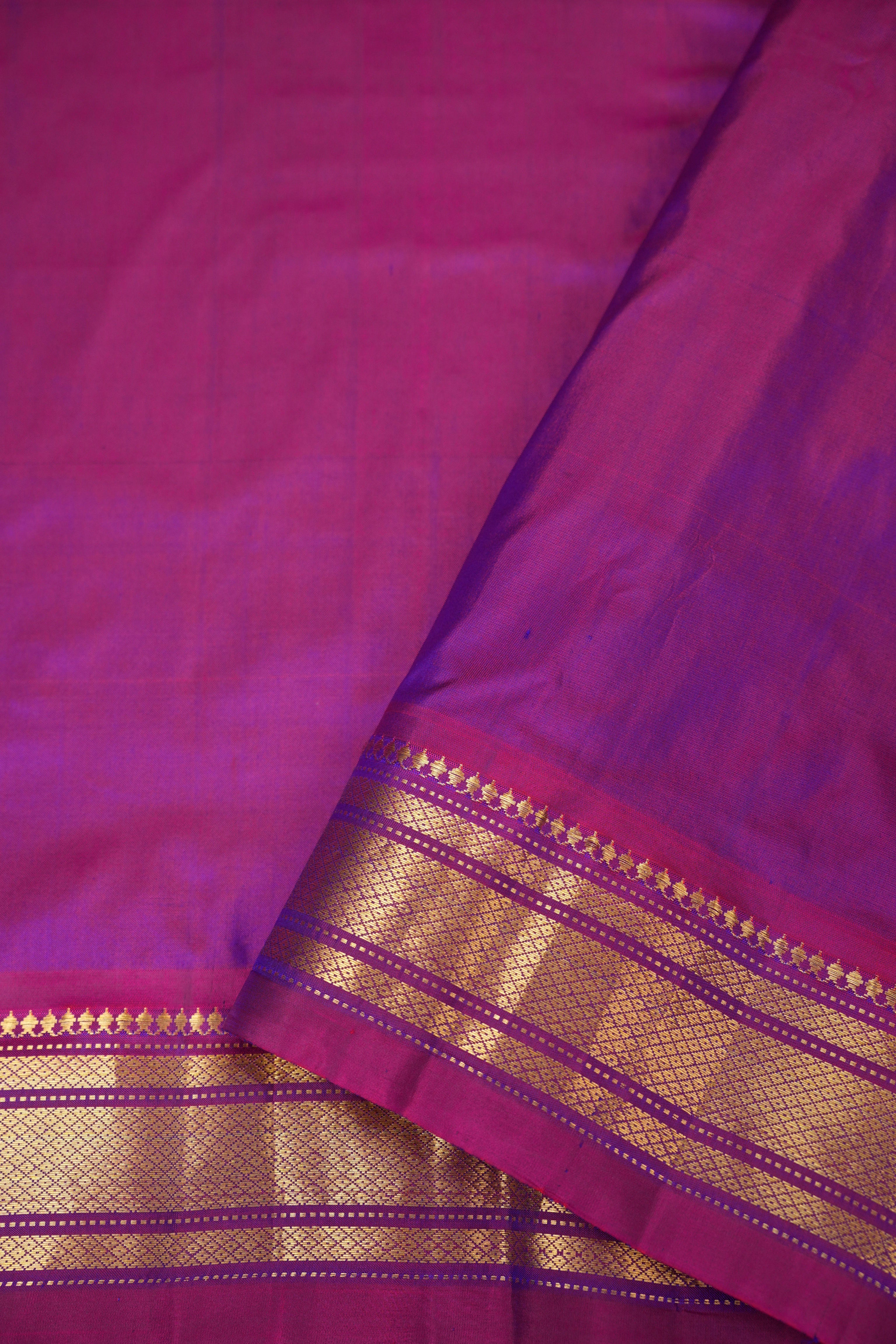 Purple Silk Paithani Saree - Saavari - SSPSPS48