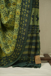 Green HBP Modal Silk Saree - SRGSMS672