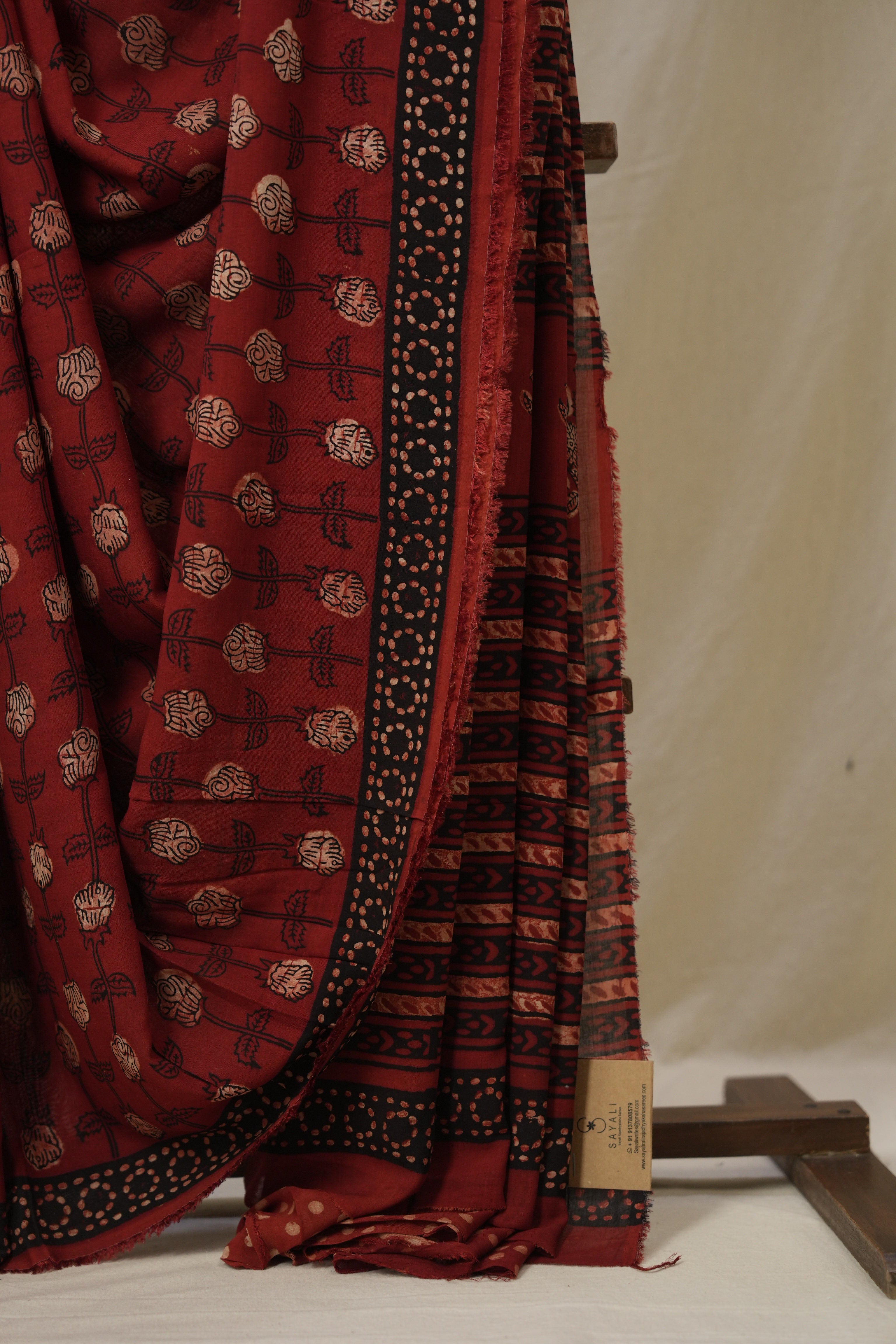 Maroon HBP Modal Silk Saree - SRMMSS592