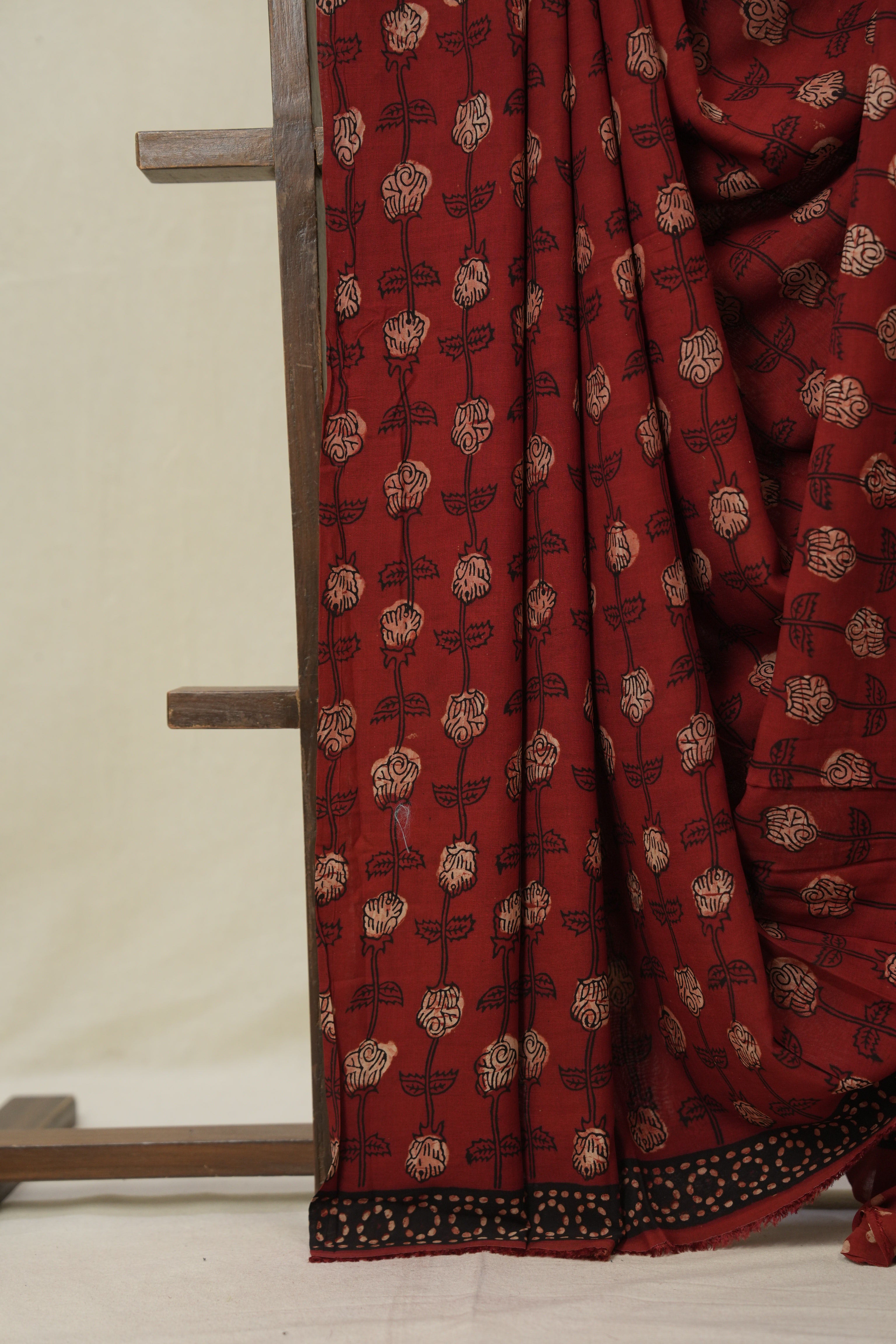 Maroon HBP Modal Silk Saree - SRMMSS592