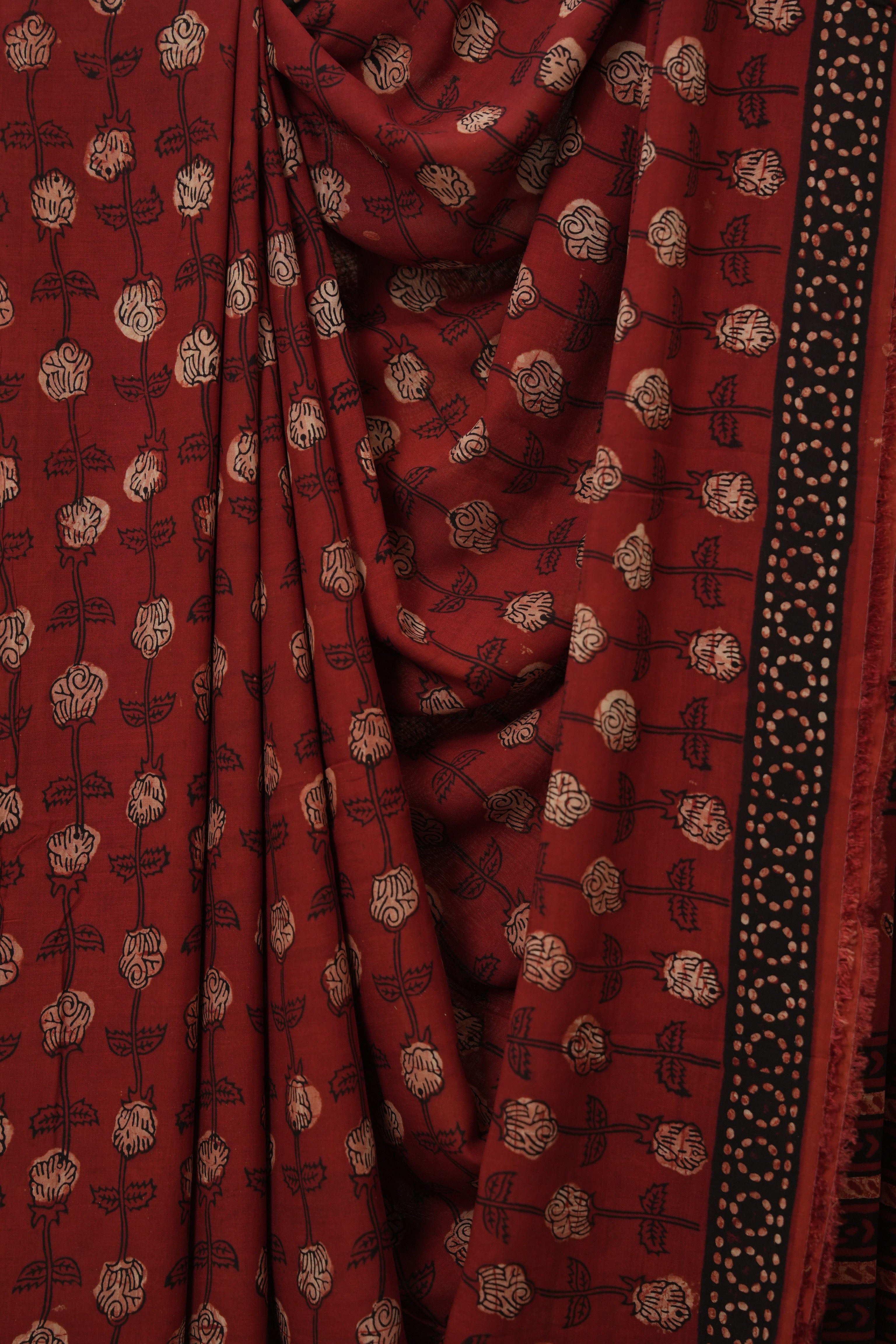 Maroon HBP Modal Silk Saree - SRMMSS592