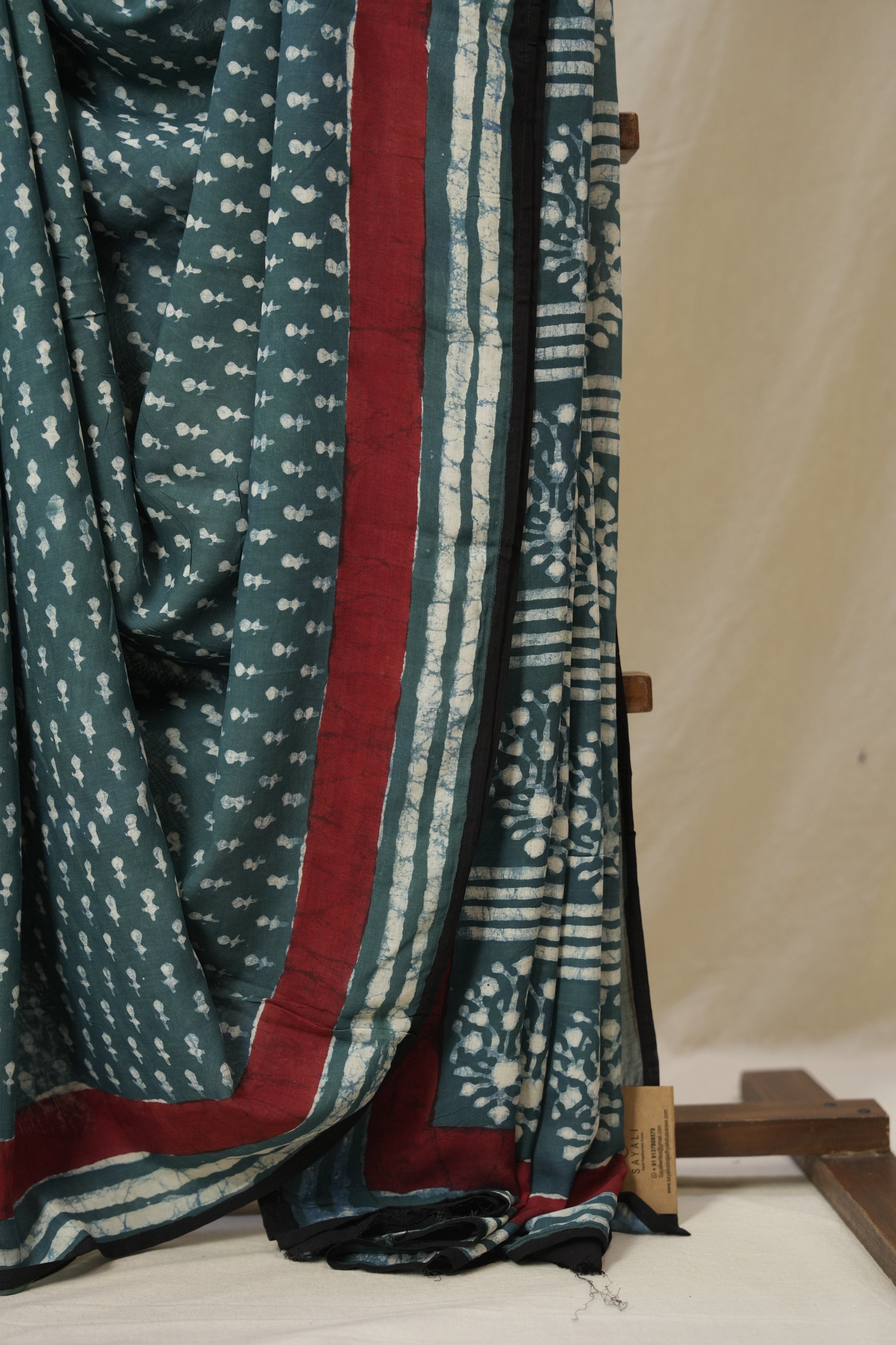Dusty Green HBP Modal Silk Saree - SRDGMSS591