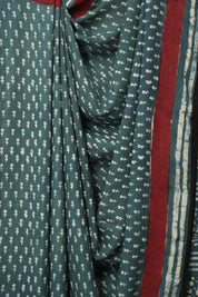 Dusty Green HBP Modal Silk Saree - SRDGMSS591