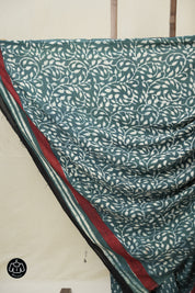 Dusty Green HBP Modal Silk Saree - SRDGMSS591