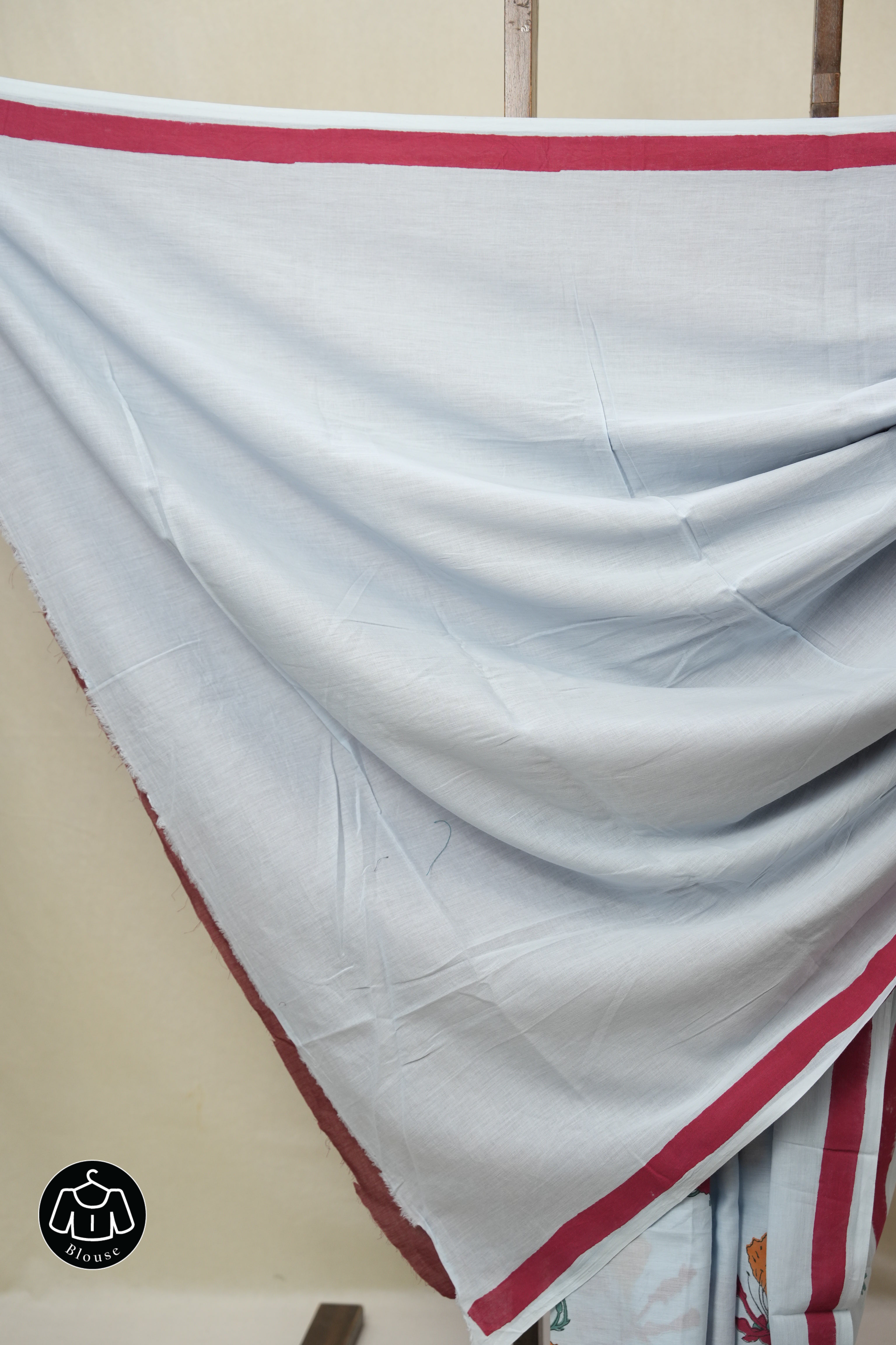 Sky Blue HBP Signature Cotton Saree - SRSBSCS33