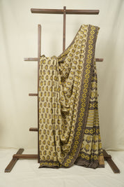 Beige HBP Modal Silk Saree - SRBSMS675