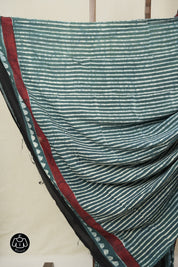 Green HBP Modal Silk Saree - SRGMSS590