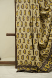 Beige HBP Modal Silk Saree - SRBSMS675