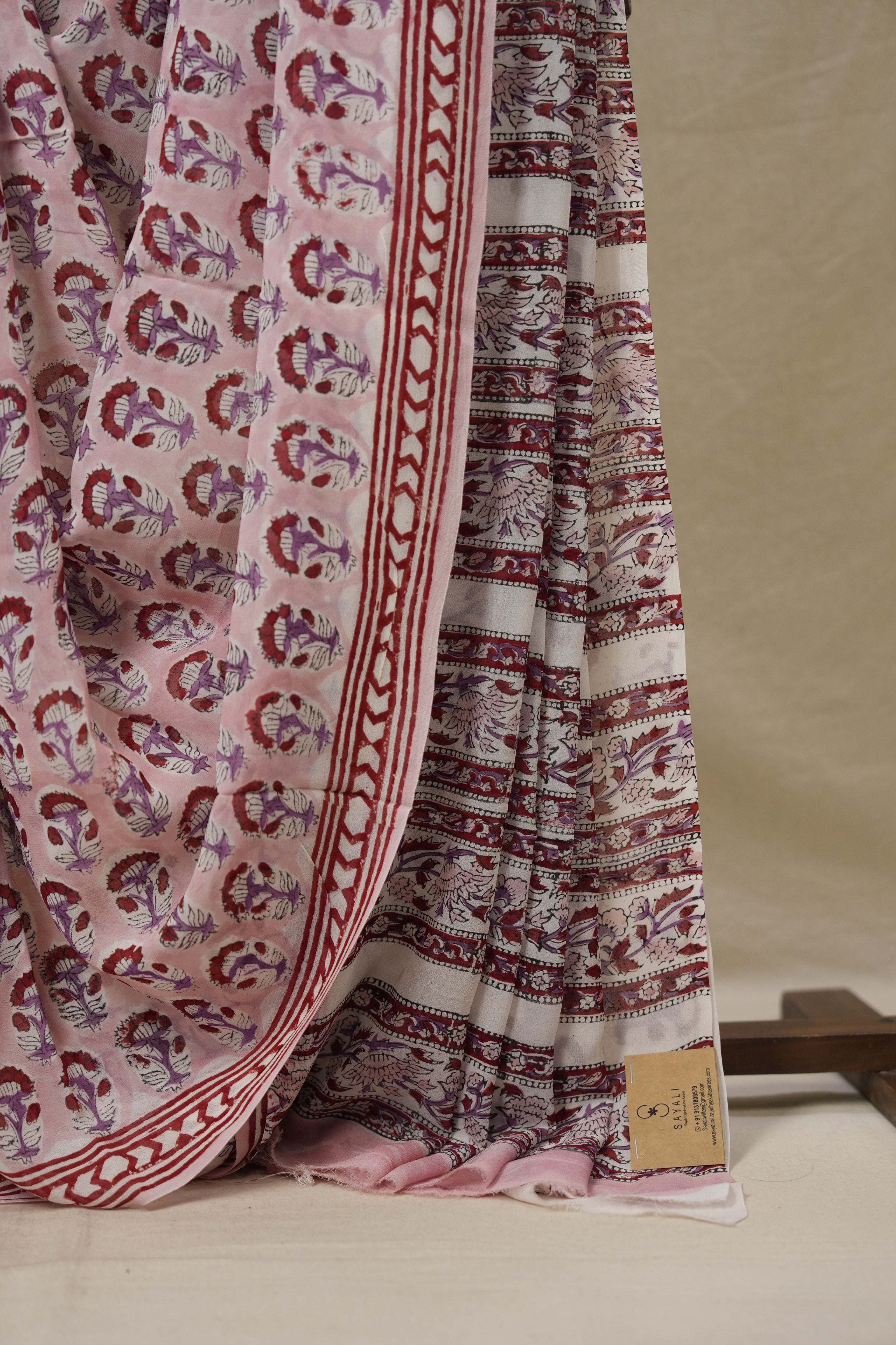 Pink HBP Georgette Saree - SRPHGS44