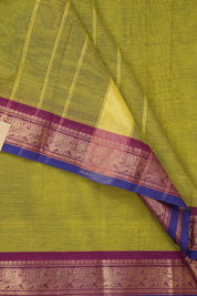 Mehandi Green Kanchi Cotton Saree - SRMGKCS1080