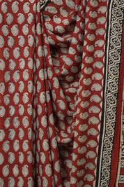Maroon HBP Modal Silk Saree - SRMMSS594