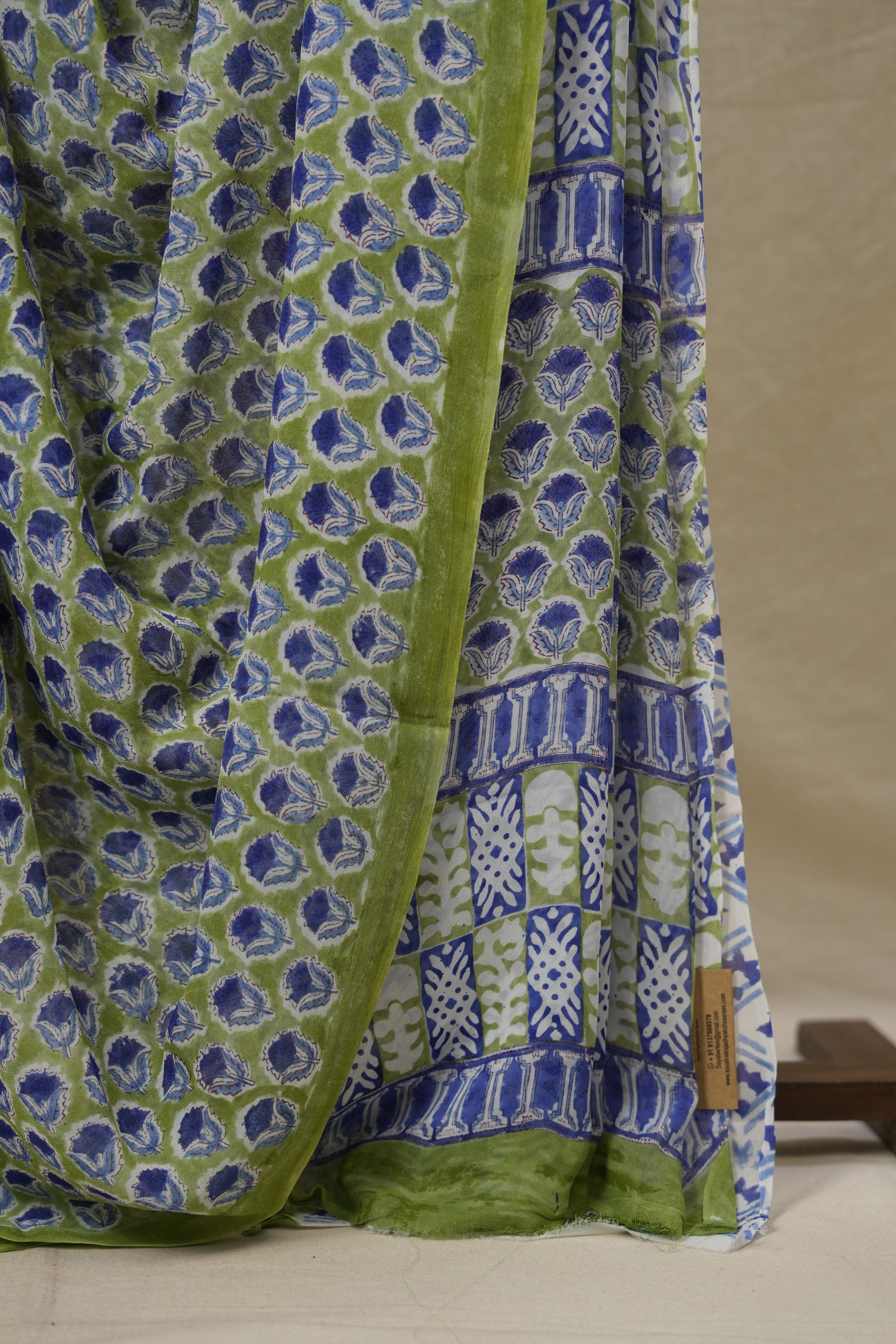 Green HBP Georgette Saree - SRGHGS41