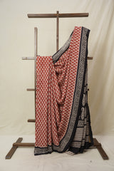 Maroon HBP Modal Silk Saree - SRMMSS593