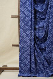 Blue HBP Cotton Saree - SRBCS3192