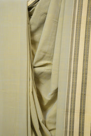 Beige Cream Cotton Ilkal Saree With Gayatri Border - SRBCCIS859