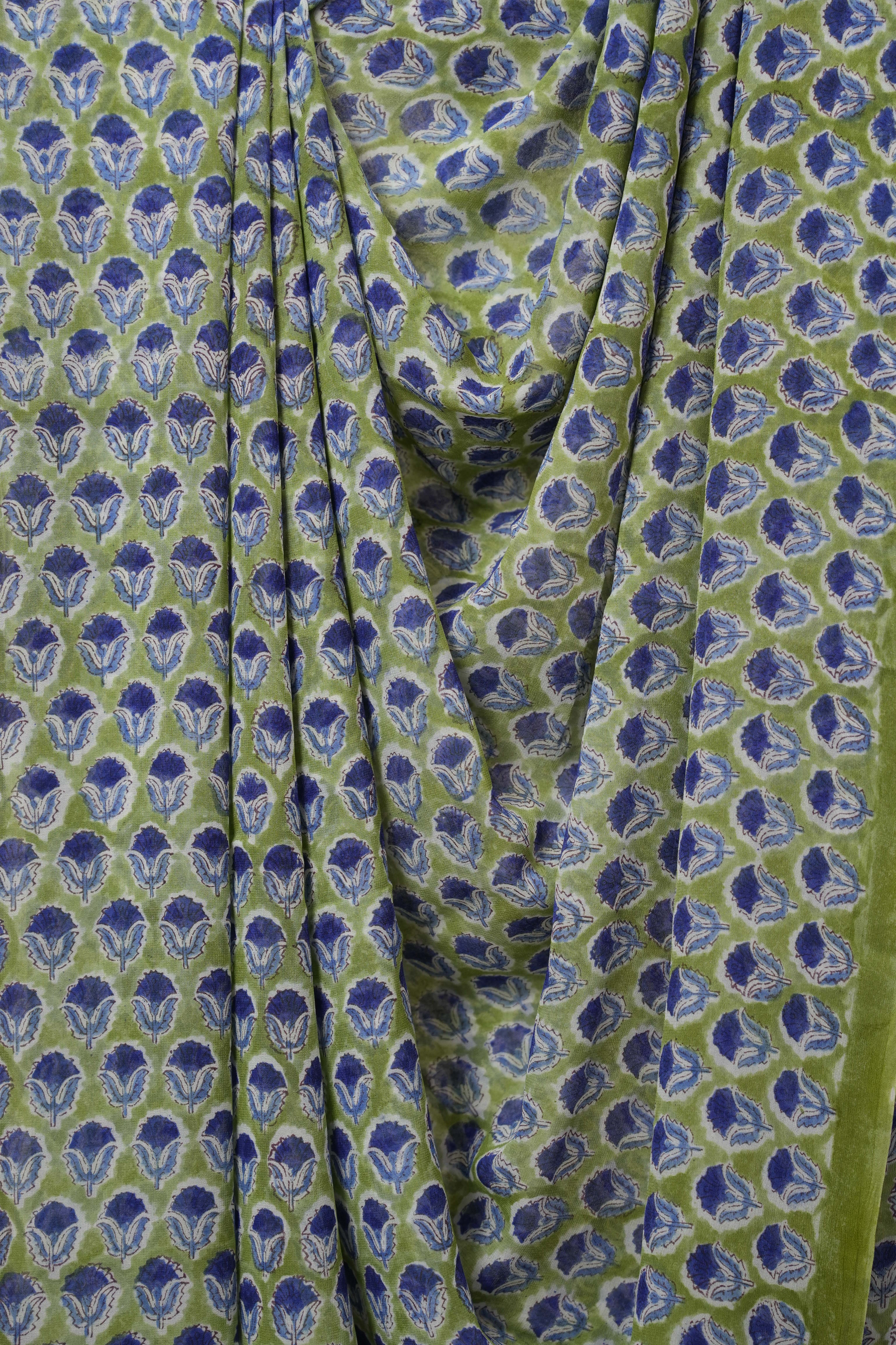 Green HBP Georgette Saree - SRGHGS41