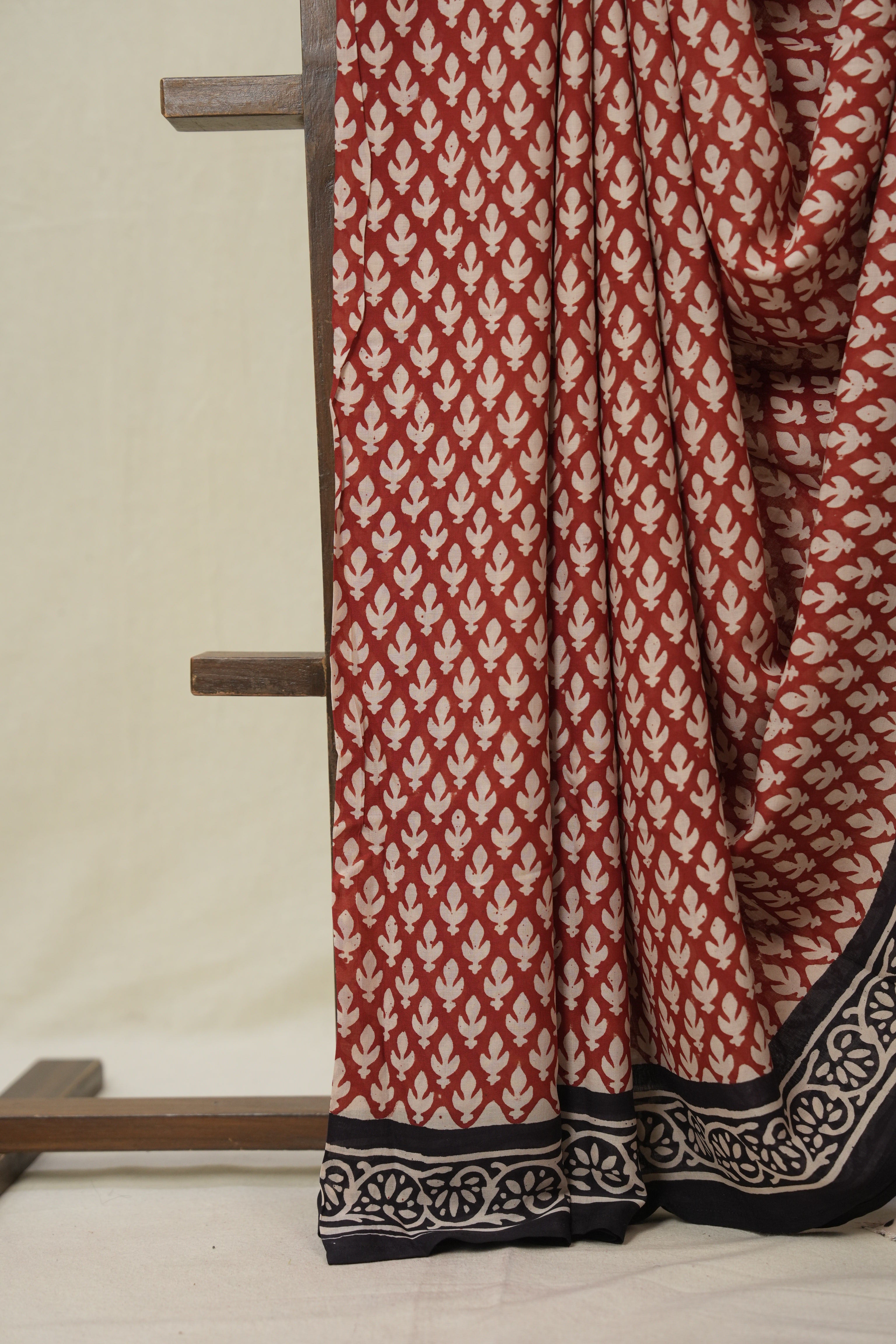 Maroon HBP Modal Silk Saree - SRMMSS593