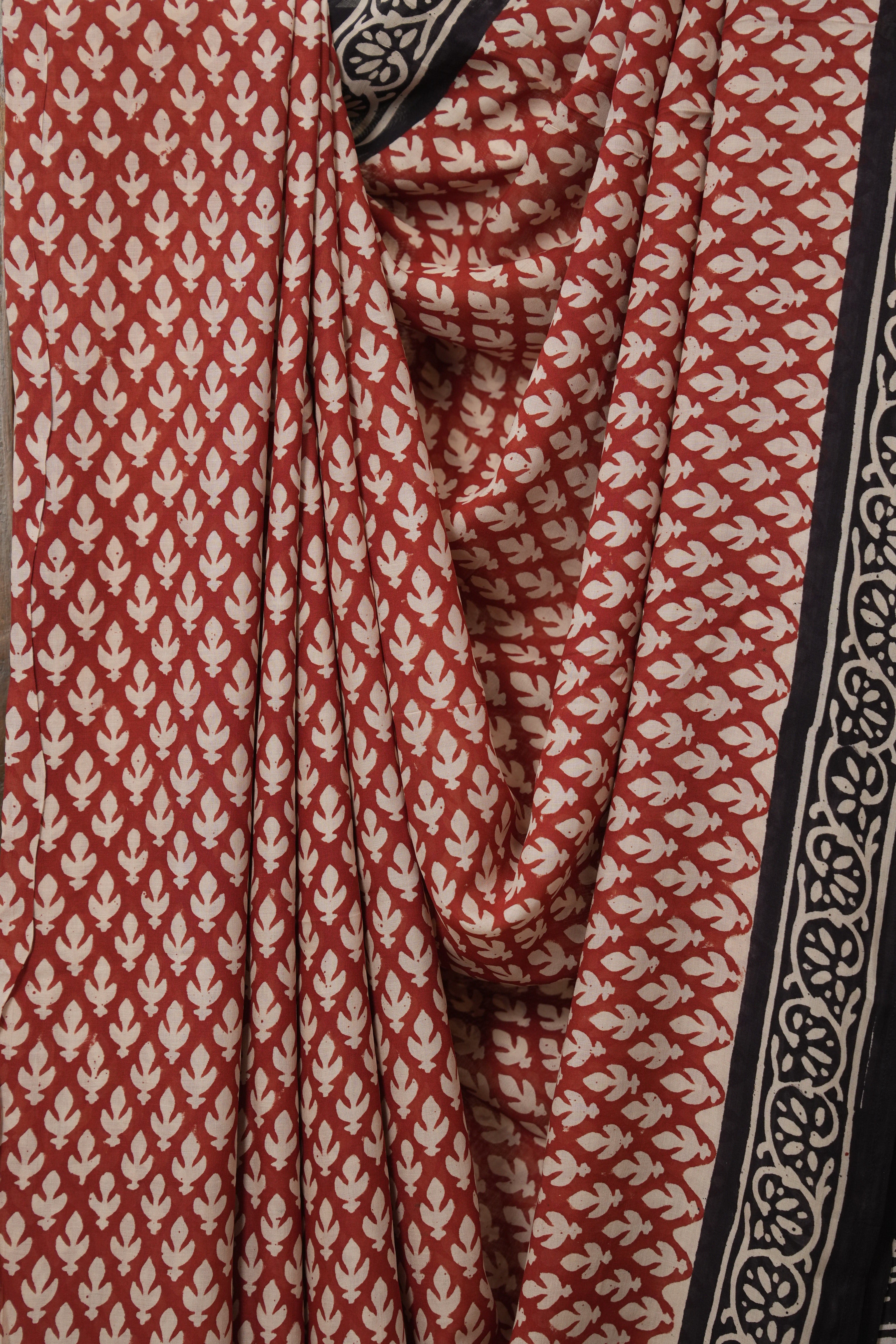 Maroon HBP Modal Silk Saree - SRMMSS593