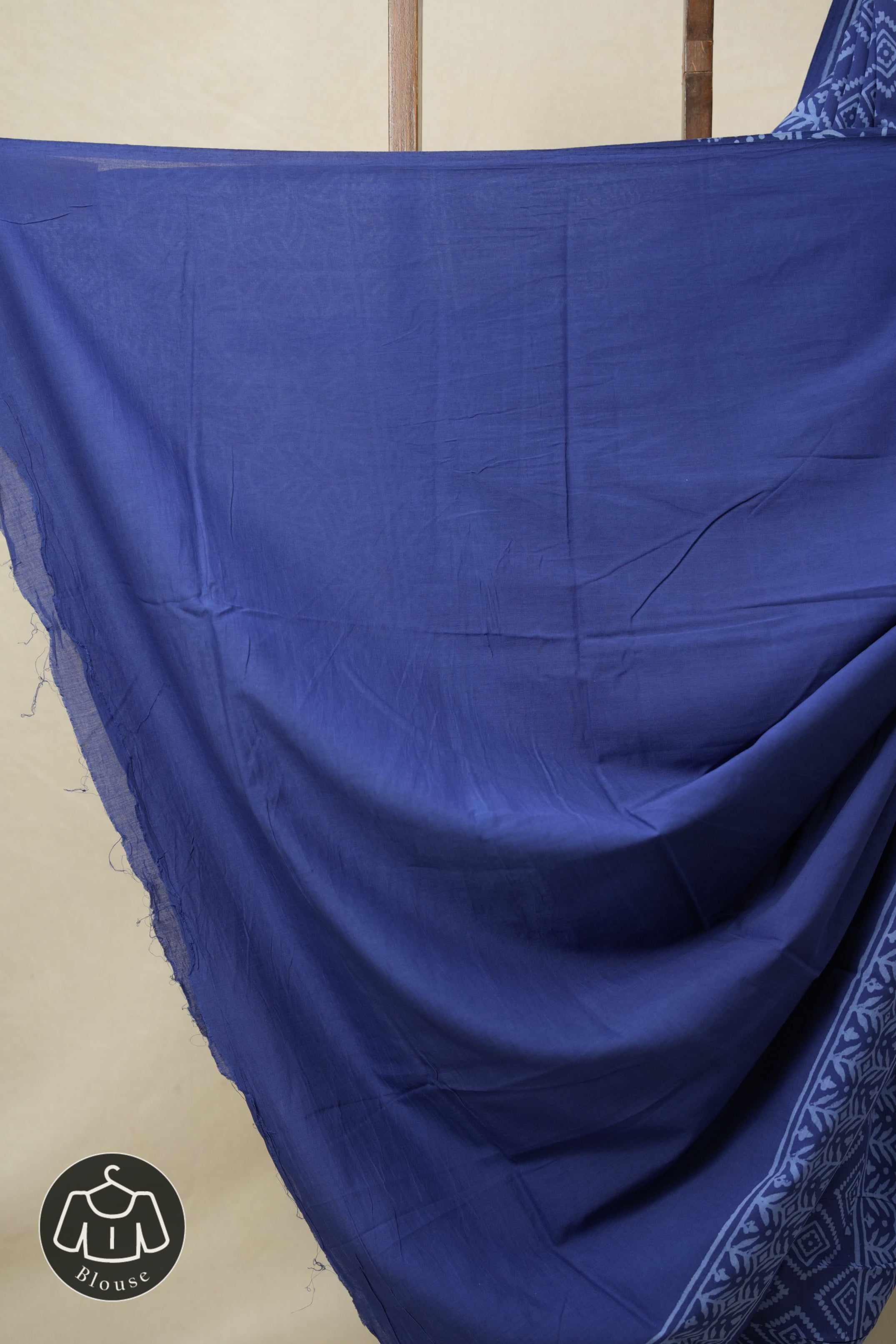 Blue HBP Cotton Saree - SRBCS3192