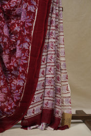 Red HBP Georgette Saree - SRRHGS42
