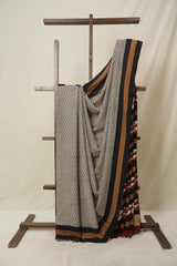 Cream HBP Modal Silk Saree - SRCMSS595