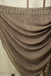 Cream HBP Modal Silk Saree - SRCSMS694
