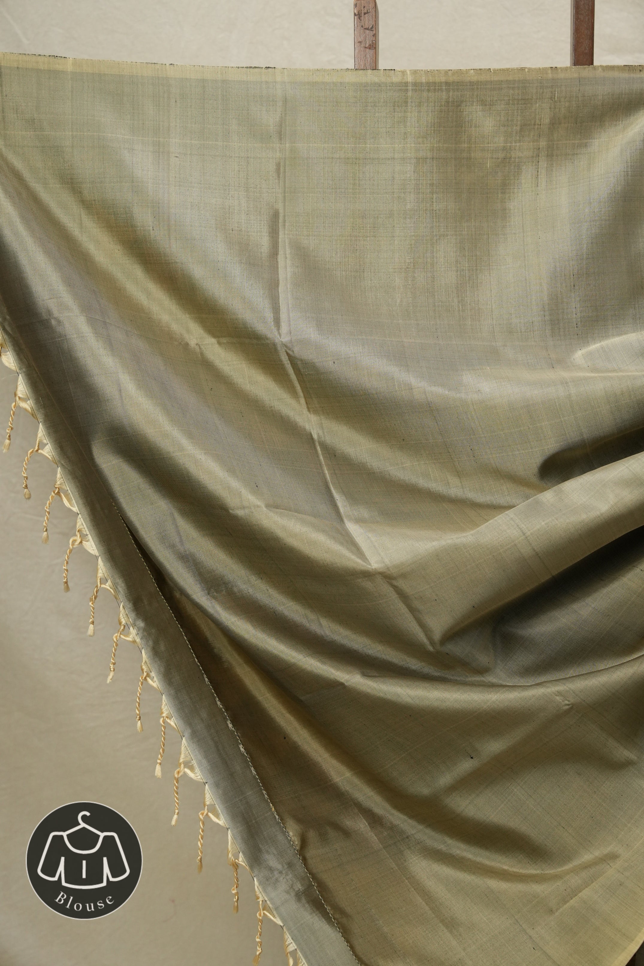 Muted Green Soft Silk Saree - SRMGSSS335