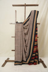 Beige HBP Modal Silk Saree - SRBMSS589