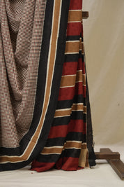 Beige HBP Modal Silk Saree - SRBMSS589