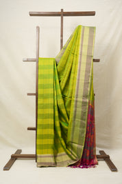 Pista Green Soft Silk Saree - SRPGSSS285