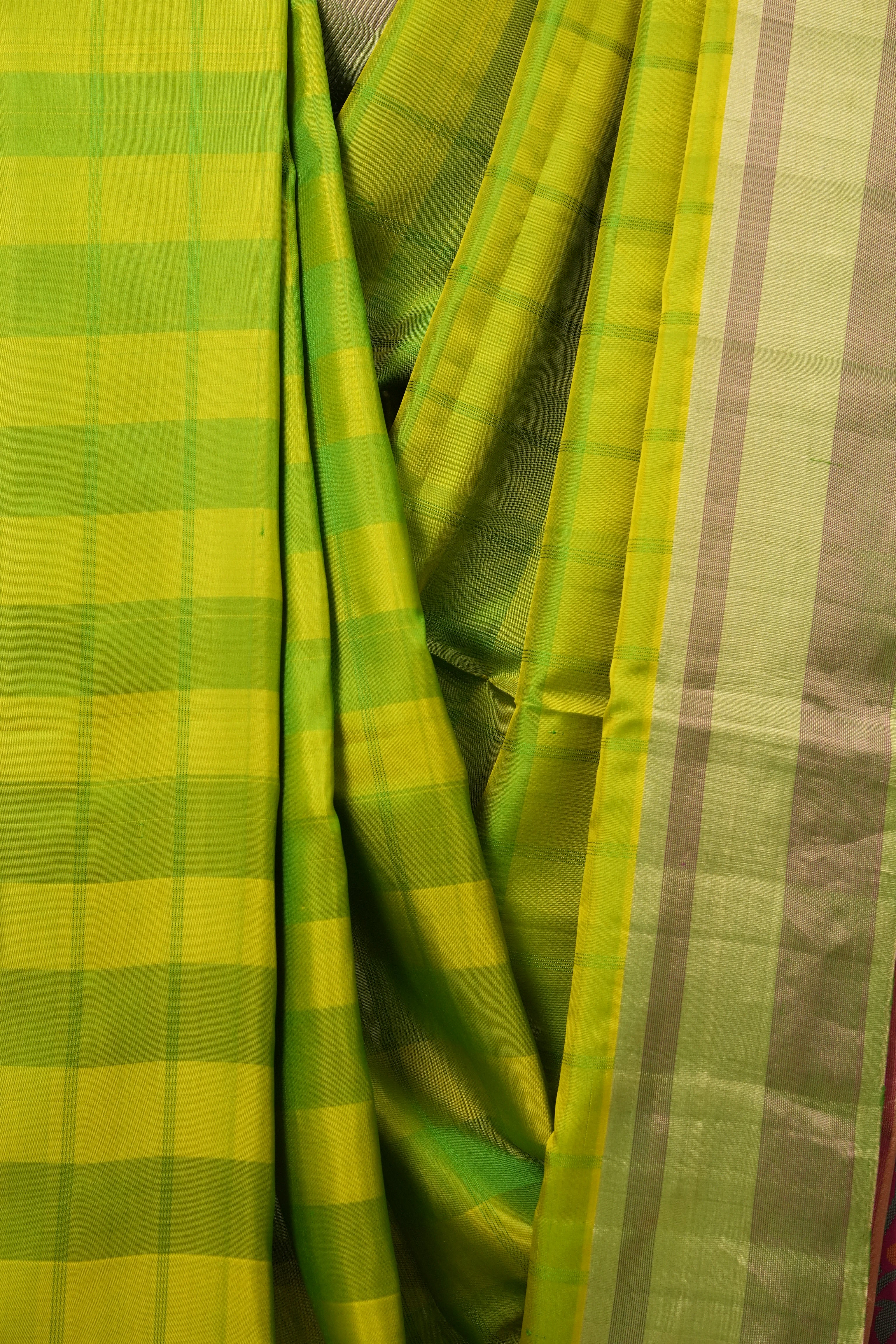 Pista Green Soft Silk Saree - SRPGSSS285