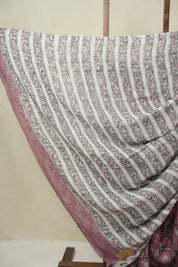Dusty Pink HBP Georgette Saree - SRDPHGS43