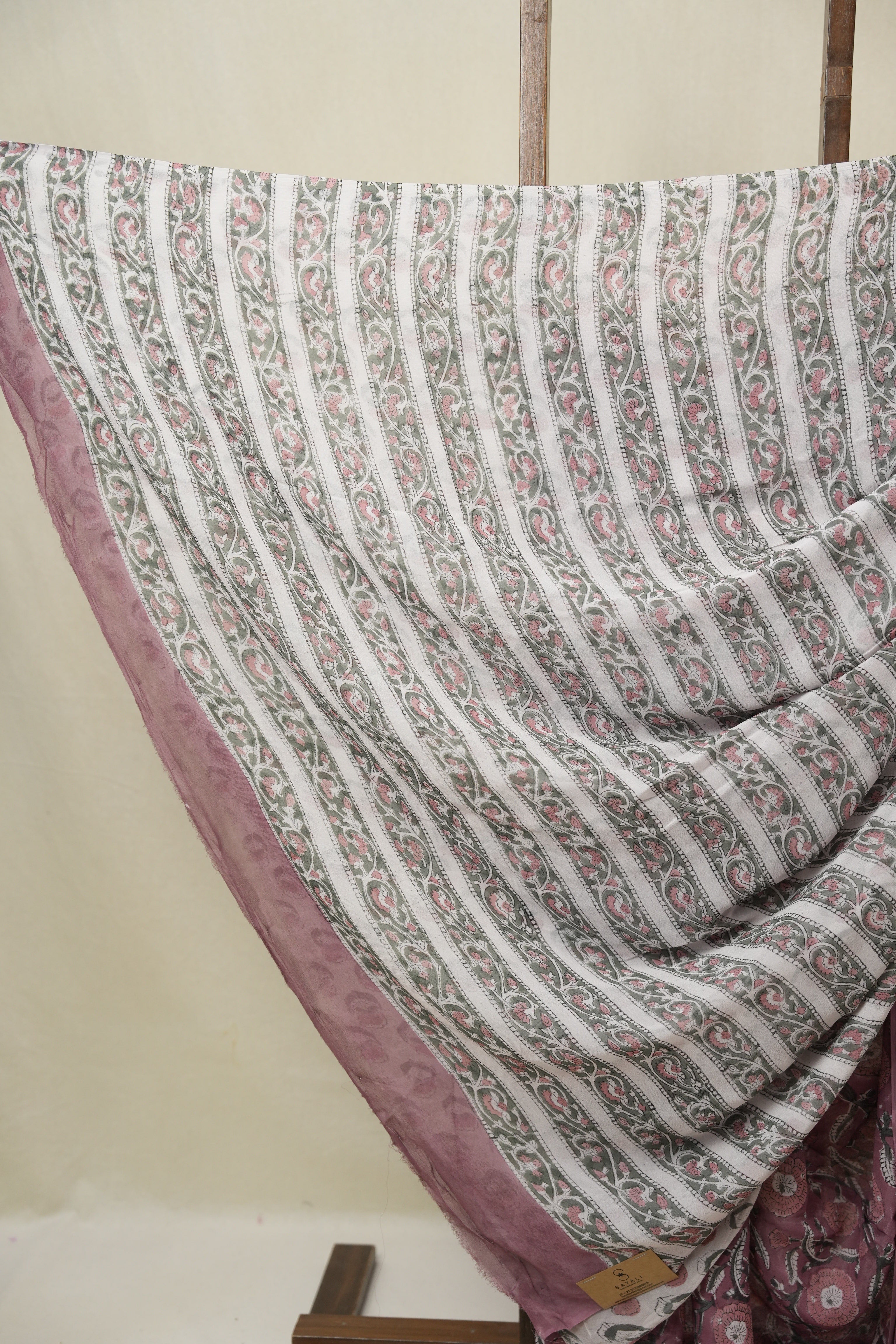 Dusty Pink HBP Georgette Saree - SRDPHGS43