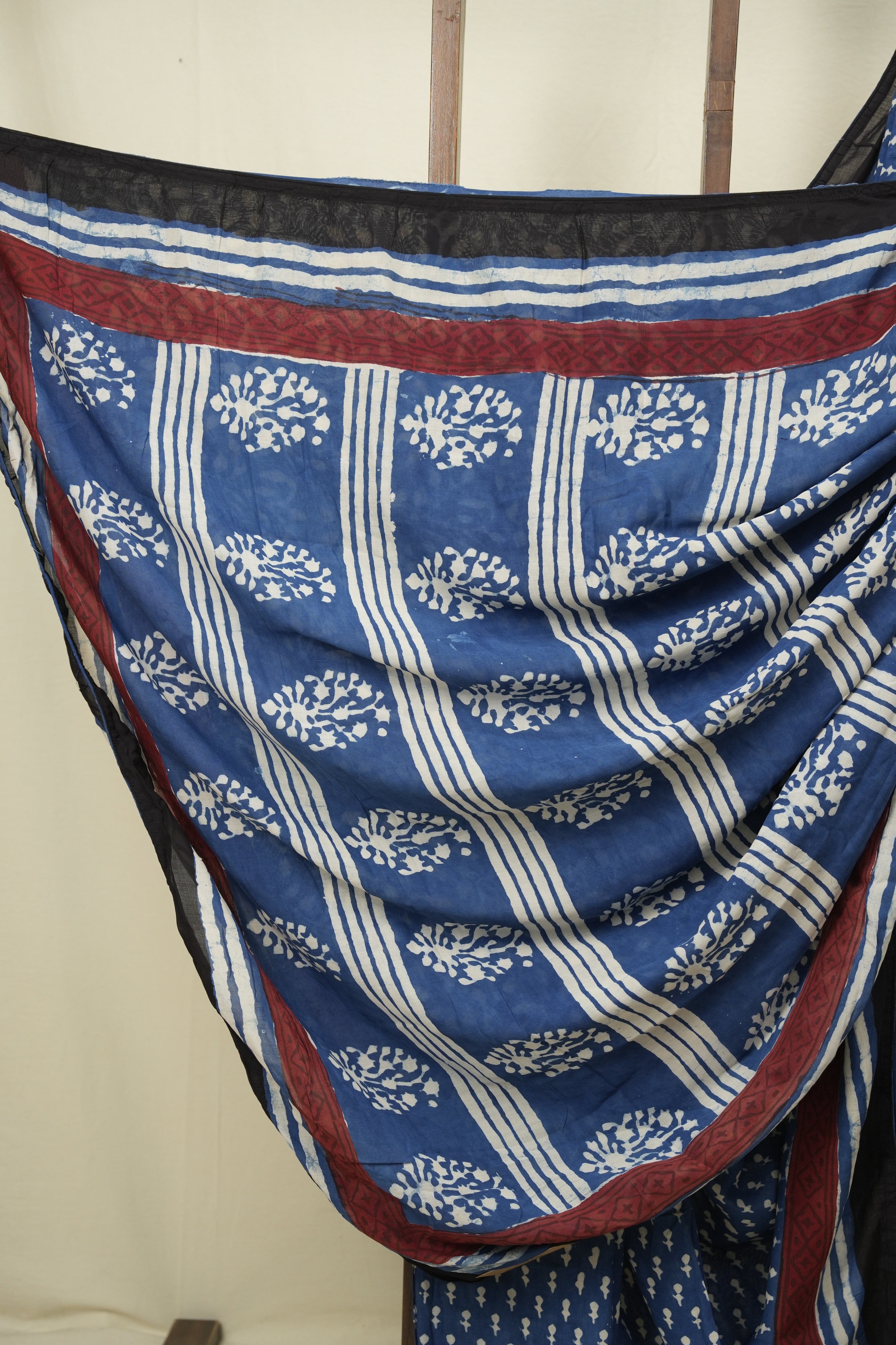 Blue HBP Modal Silk Saree - SRBSMS696