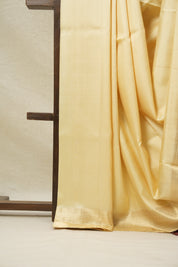 Cream Soft Silk Saree - SRCSSS217