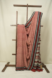 Red HBP Modal Silk Saree - SRRSMS695