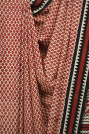 Red HBP Modal Silk Saree - SRRSMS695