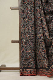 Black HBP Modal Silk Saree - SRBMSS649