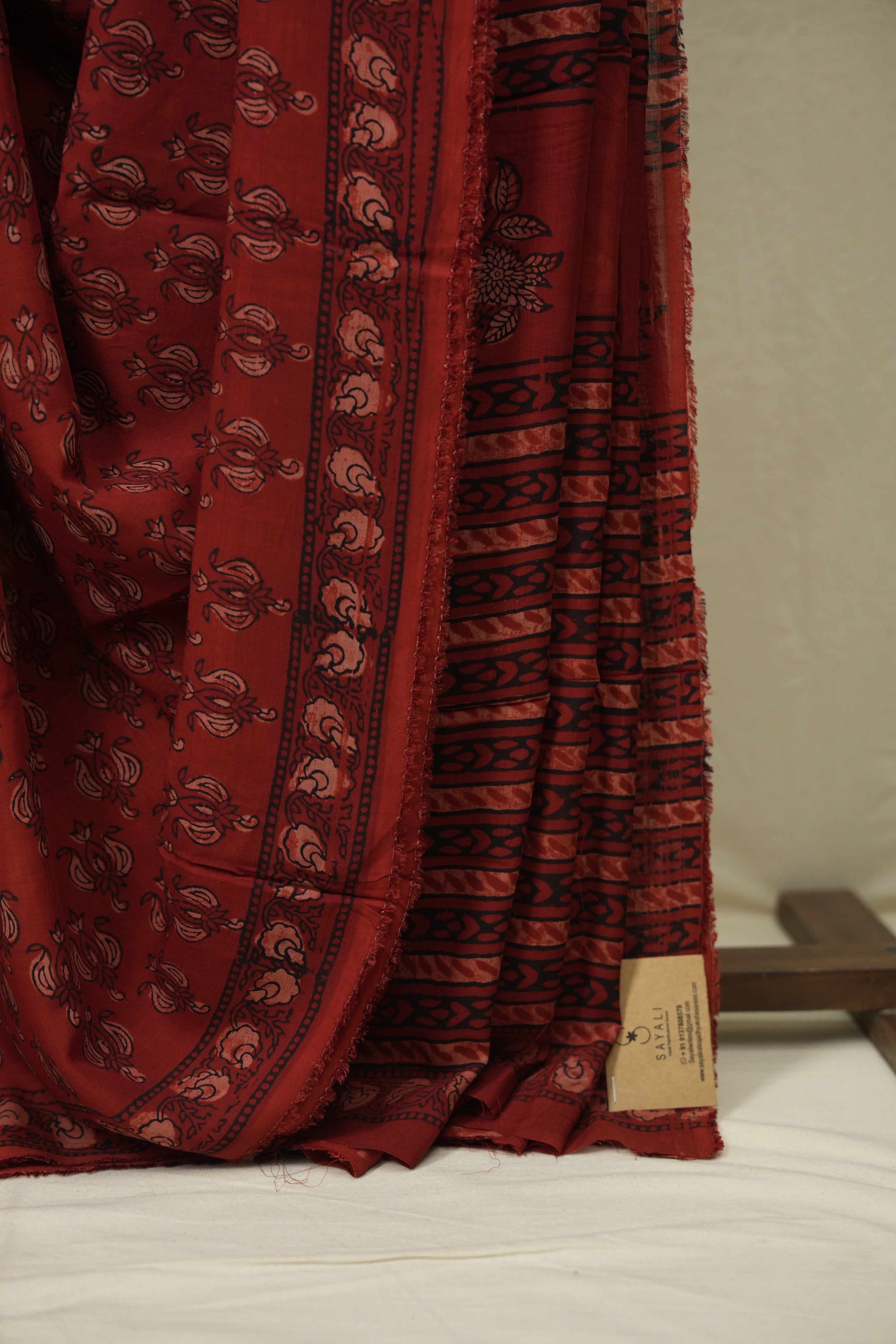 Red HBP Modal Silk Saree - SRRSMS691
