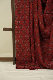 Red HBP Modal Silk Saree - SRRSMS691