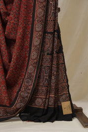 Maroon HBP Modal Silk Saree - SRMMSS650