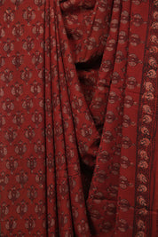 Red HBP Modal Silk Saree - SRRSMS691