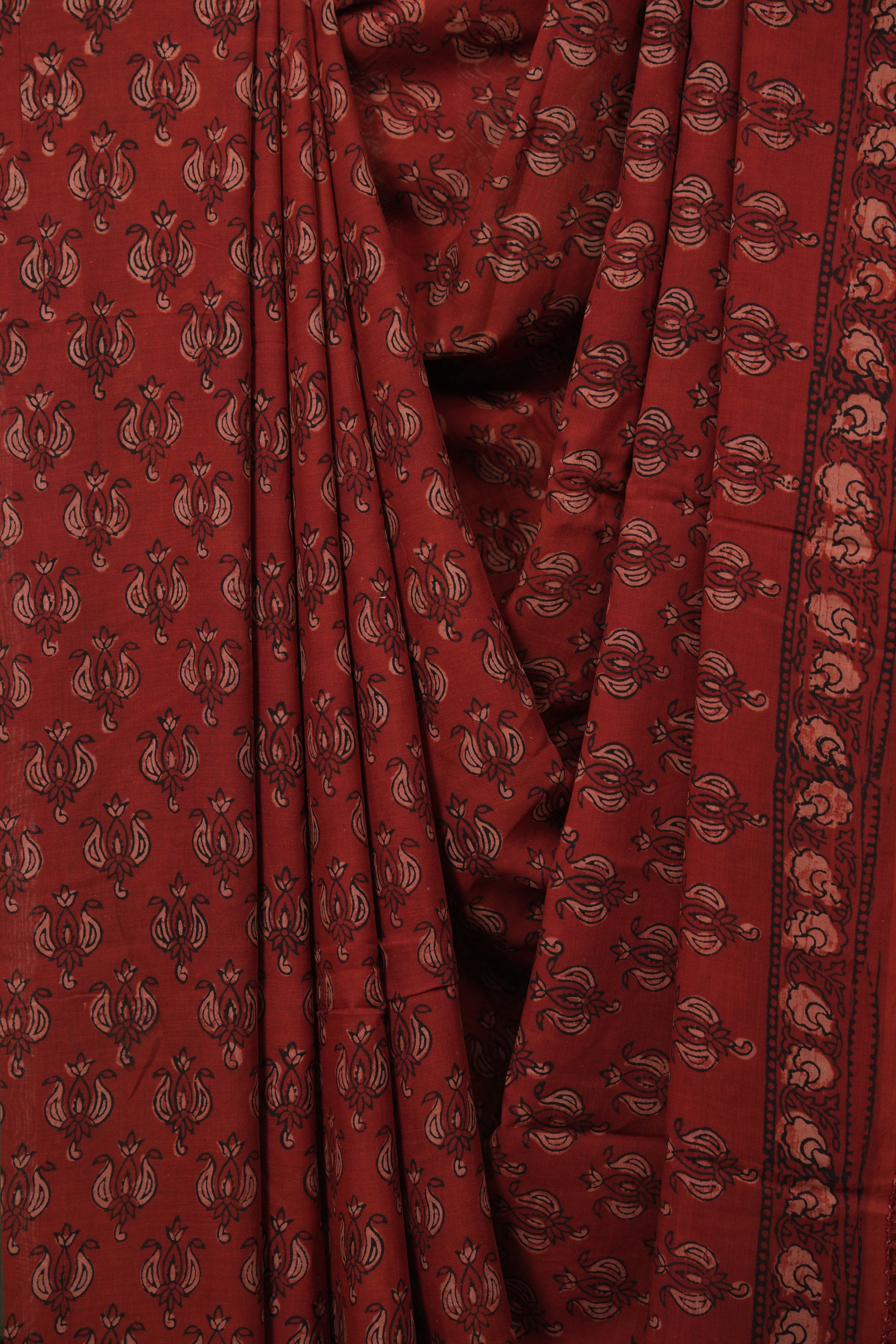 Red HBP Modal Silk Saree - SRRSMS691
