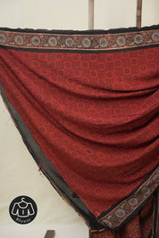 Maroon HBP Modal Silk Saree - SRMMSS650