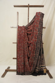 Maroon HBP Modal Silk Saree - SRMMSS648